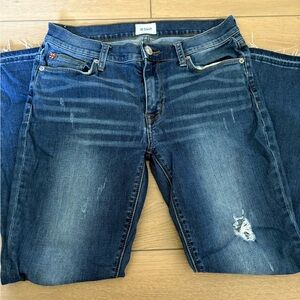 Hudson Jeans Women's Blue Distressed Jeans
